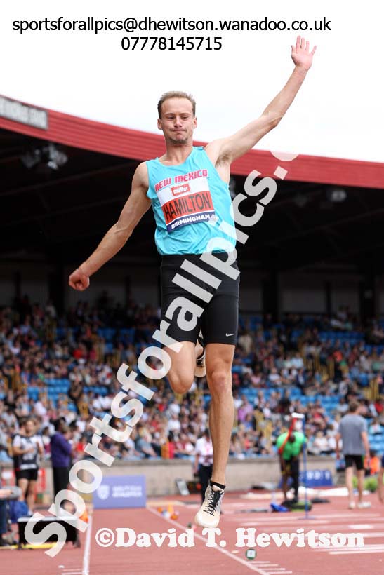 Mens long jump, British Championships, Birmingham. Photo: David T. Hewitson/Sports for All Pics